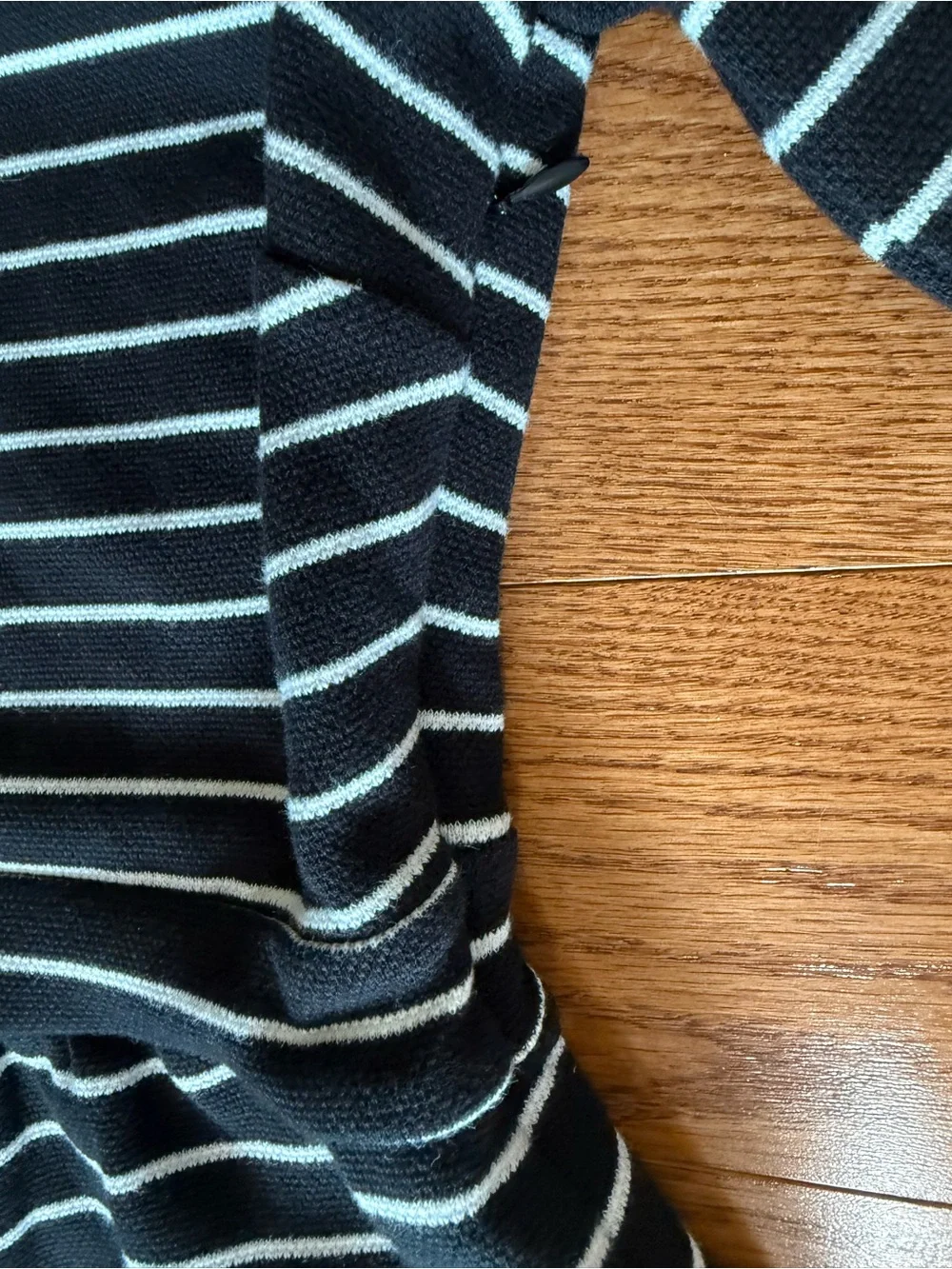 Boden- Striped Black and White Fit-and-Flare Dress